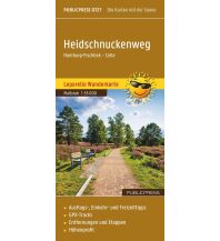 Hiking Maps Germany Heidschnuckenweg, Wanderkarte 1:35.000Heidschnuckenweg, Wanderkarte 1:35.000, Publicpress KOMPASS freytag & berndt