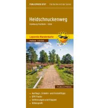 Hiking Maps Germany Heidschnuckenweg, Wanderkarte 1:35.000Heidschnuckenweg, Wanderkarte 1:35.000, Publicpress KOMPASS freytag & berndt