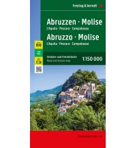 f&b Straßenkarten Abruzzen - Molise, Straßen- und Freizeitkarte 1:150.000, freytag & berndt Freytag-Berndt und ARTARIA