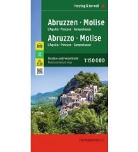 Road Maps Italy Abruzzen - Molise, Straßen- und Freizeitkarte 1:150.000, freytag & berndt Freytag-Berndt und ARTARIA