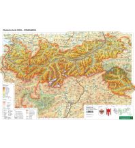 Schulhandkarten Schreibtischunterlage DUO, Schulhandkarte Tirol - Vorarlberg 1:450.000 KOMPASS freytag & berndt