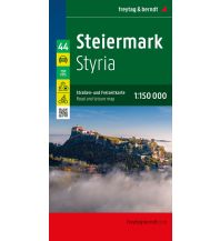 Road Maps Austria Steiermark, Straßen- und Freizeitkarte 1:150.000, freytag & berndt Freytag-Berndt und Artaria