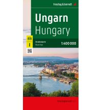 Road Maps Hungary Ungarn, Straßenkarte 1:400.000, freytag & berndt Freytag-Berndt und Artaria