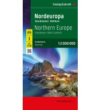 Straßenkarten Skandinavien Nordeuropa, Straßenkarte 1:2.000.000, freytag & berndt KOMPASS freytag & berndt
