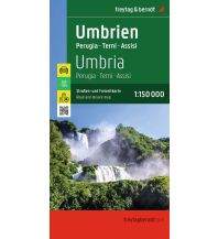 Travel Umbrien, Straßen- und Freizeitkarte 1:150.000, freytag & berndt Freytag-Berndt und Artaria