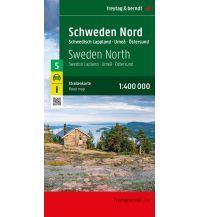 Straßenkarten Skandinavien Schweden Nord, Straßenkarte 1:400.000, freytag & berndt KOMPASS freytag & berndt