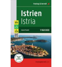 Road Maps Croatia Istrien, Straßen- und Freizeitkarte 1:160.000, freytag & berndt Freytag-Berndt und Artaria