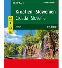 f&b Straßenkarten Kroatien - Slowenien, Autoatlas 1:150.000, freytag & berndt Freytag-Berndt und Artaria