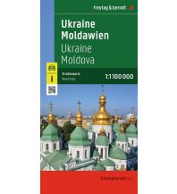 Road Maps Ukraine - Moldawien, Straßenkarte 1:1.000.000, freytag & berndt Freytag-Berndt und Artaria