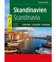 Road & Street Atlases Skandinavien, Autoatlas 1:200.000 - 1:400.000, freytag & berndt Freytag-Berndt und Artaria