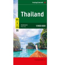 Straßenkarten Asien Thailand, Autokarte 1:900.000, freytag & berndt KOMPASS freytag & berndt
