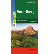 Road Maps Austria Vorarlberg, Auto- & Freizeitkarte 1:100.000 Freytag-Berndt und Artaria