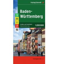 Road Maps Germany Baden-Württemberg, Straßen- und Freizeitkarte 1:200.000, freytag & berndt Freytag-Berndt und Artaria