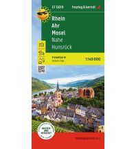 Road Maps Germany Rhein - Ahr - Mosel, Freizeitkarte 1:140.000, freytag & berndt Freytag-Berndt und Artaria