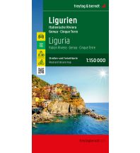 Road Maps Italy Ligurien, Straßen- und Freizeitkarte 1:150.000, freytag & berndt Freytag-Berndt und Artaria
