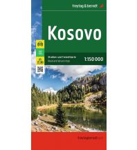 Straßenkarten Kosovo Kosovo, Straßen- und Freizeitkarte 1:150.000, freytag & berndt KOMPASS freytag & berndt