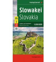 Straßenkarten Slowakei Slowakei, Straßen- und Freizeitkarte 1:200.000, freytag & berndt KOMPASS freytag & berndt