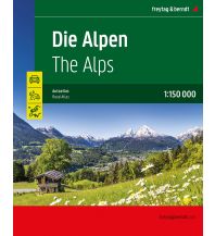 f&b Road Maps Die Alpen, Autoatlas 1:150.000, freytag & berndt Freytag-Berndt und Artaria