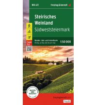 Hiking Maps Styria Steirisches Weinland, Wander-, Rad- und Freizeitkarte 1:50.000, freytag & berndt, WK 411 Freytag-Berndt und Artaria