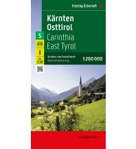 Straßenkarten Österreich Kärnten - Osttirol, Straßen- und Freizeitkarte 1:200.000, freytag & berndt KOMPASS freytag & berndt