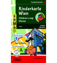 Austria Kinderkarte Wien, Poster 1:40.000, freytag & berndt Freytag-Berndt und Artaria
