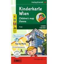 Austria Kinderkarte Wien, Poster 1:40.000, freytag & berndt Freytag-Berndt und Artaria