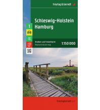 Straßenkarten Deutschland Schleswig-Holstein - Hamburg, Straßen- und Freizeitkarte 1:150.000, freytag & berndt KOMPASS freytag & berndt