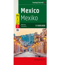 f&b Straßenkarten Mexiko, Straßenkarte, 1:1.500.000, freytag & berndt Freytag-Berndt und Artaria