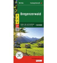 Hiking Maps Vorarlberg Bregenzerwald, Wander-, Rad- und Freizeitkarte 1:50.000, freytag & berndt, WK 364 Freytag-Berndt und Artaria