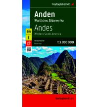 Travel Anden - Westliches Südamerika, Straßenkarte 1:3.200.000, freytag & berndt Freytag-Berndt und Artaria