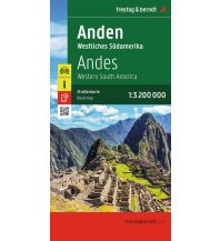 Reise Anden - Westliches Südamerika, Straßenkarte 1:3.200.000, freytag & berndt KOMPASS freytag & berndt