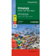Travel Himalaja, Straßenkarte 1:1.100.000, freytag & berndt Freytag-Berndt und Artaria