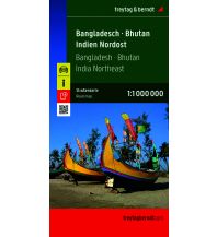 Straßenkarten Nelles Map Landkarte Bangladesh; India: North-East KOMPASS freytag & berndt