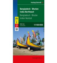 Straßenkarten Nelles Map Landkarte Bangladesh; India: North-East KOMPASS freytag & berndt