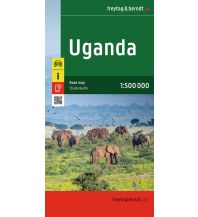 Road Maps Africa 
Uganda, Straßenkarte 1:500.000, freytag & berndt Freytag-Berndt und Artaria