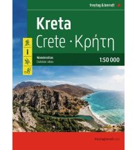 Hiking Maps Crete Kreta, Wanderatlas 1:50.000 Freytag-Berndt und Artaria