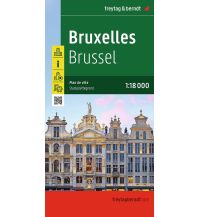 Stadtpläne Bruxelles / Brüssel, Stadtplan 1:18.000, freytag & berndt KOMPASS freytag & berndt