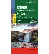 Road Maps Iceland Island, Straßenkarte 1:400.000, freytag & berndt Freytag-Berndt und Artaria