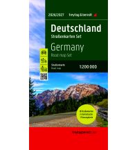Straßenkarten Deutschland Deutschland, Straßenkarten-Set 1:200.000, 2026/2027, freytag & berndt KOMPASS freytag & berndt