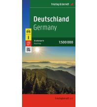 Road Maps Germany Deutschland, Straßenkarte 1:500.000, freytag & berndt Freytag-Berndt und Artaria