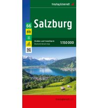 f&b Straßenkarten Salzburg, Straßen- und Freizeitkarte 1:150.000, freytag & berndt Freytag-Berndt und Artaria