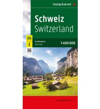 Straßenkarten Schweiz Schweiz, Straßenkarte 1:400.000, freytag & berndt KOMPASS freytag & berndt