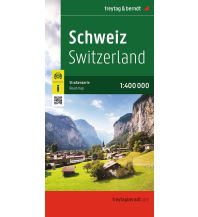 Road Maps Switzerland Schweiz, Straßenkarte 1:400.000, freytag & berndt Freytag-Berndt und Artaria