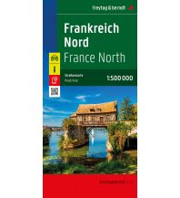 f&b Straßenkarten Frankreich Nord, Straßenkarte 1:500.000, freytag & berndt Freytag-Berndt und Artaria
