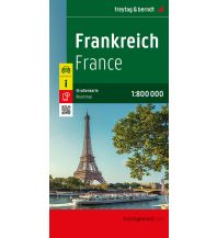 f&b Straßenkarten Frankreich, Straßenkarte 1:800.000, freytag & berndt Freytag-Berndt und Artaria
