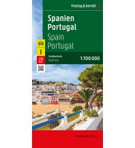 f&b Straßenkarten Spanien - Portugal, Straßenkarte 1:700.000, freytag & berndt Freytag-Berndt und Artaria