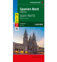 f&b Straßenkarten Spanien Nord - Jakobsweg, Autokarte 1:400.000, freytag & berndt Freytag-Berndt und Artaria