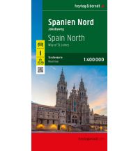 Road Maps Spain Spanien Nord - Jakobsweg, Autokarte 1:400.000, freytag & berndt Freytag-Berndt und Artaria