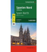 Straßenkarten Spanien Spanien Nord - Jakobsweg, Autokarte 1:400.000, freytag & berndt KOMPASS freytag & berndt