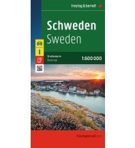 Road Maps Schweden, Straßenkarte 1:600.000, freytag & berndt Freytag-Berndt und Artaria